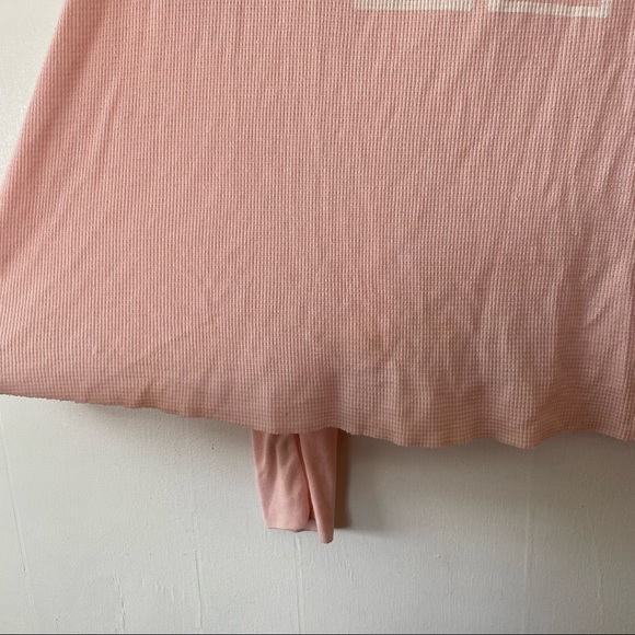 Wildfox Simply Sport Effortless W” Thermal Pullover Sweater/Top - Picture 8 of 10